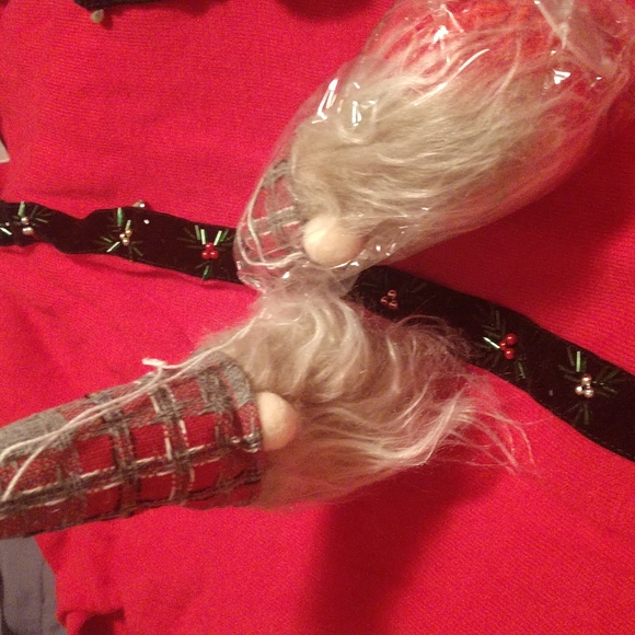 2pc Set of Lighted Gnome Ornaments - Picture 3 of 5